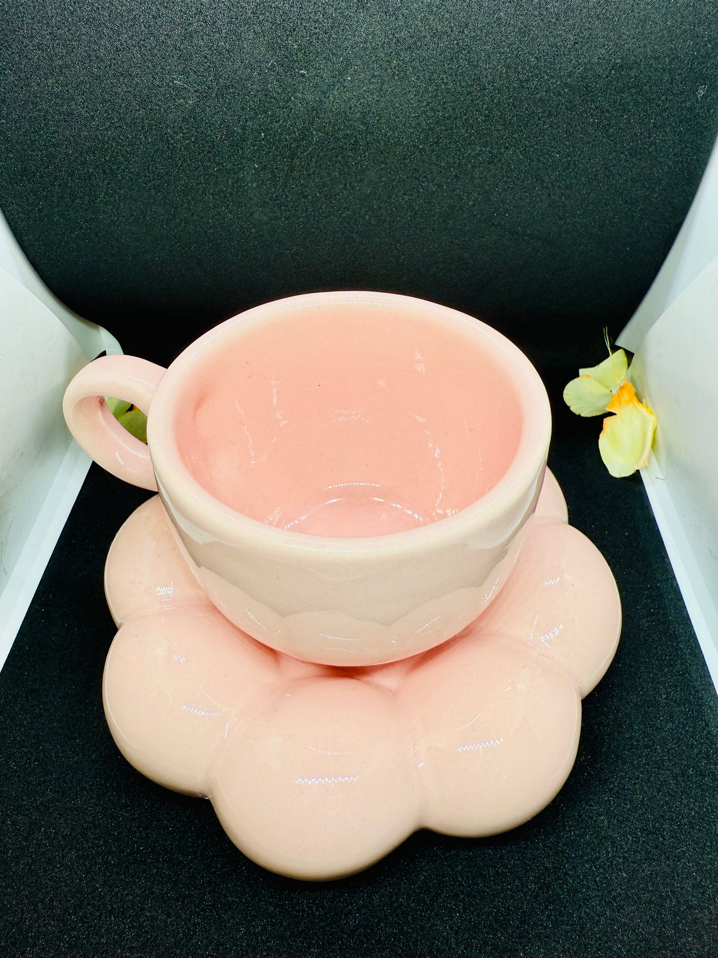 Manifested Decor Home Decor Cloud-Shaped Ceramic Coffee Mug, Pink, Modern Design | Ideal for Gifts | Birthday, Wedding, Anniversary