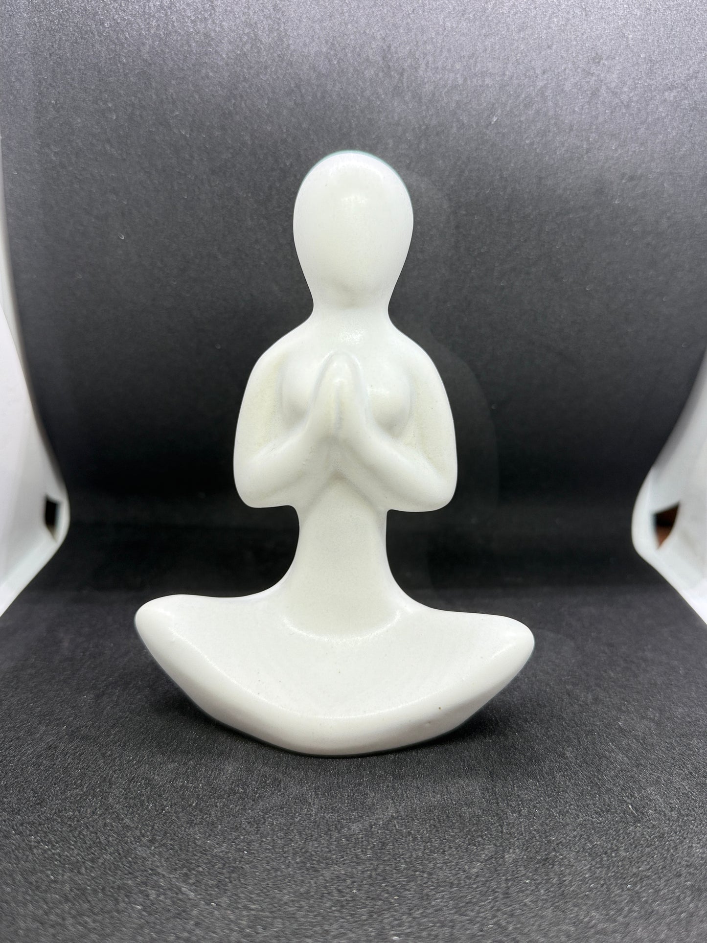Manifested Decor Yoga Figurine Set – Minimalist Resin Meditation Statues | Modern Zen Decor for Home, Office, Shelf & Gift | Serenity & Mindfulness Sculpture (3-Piece Set)