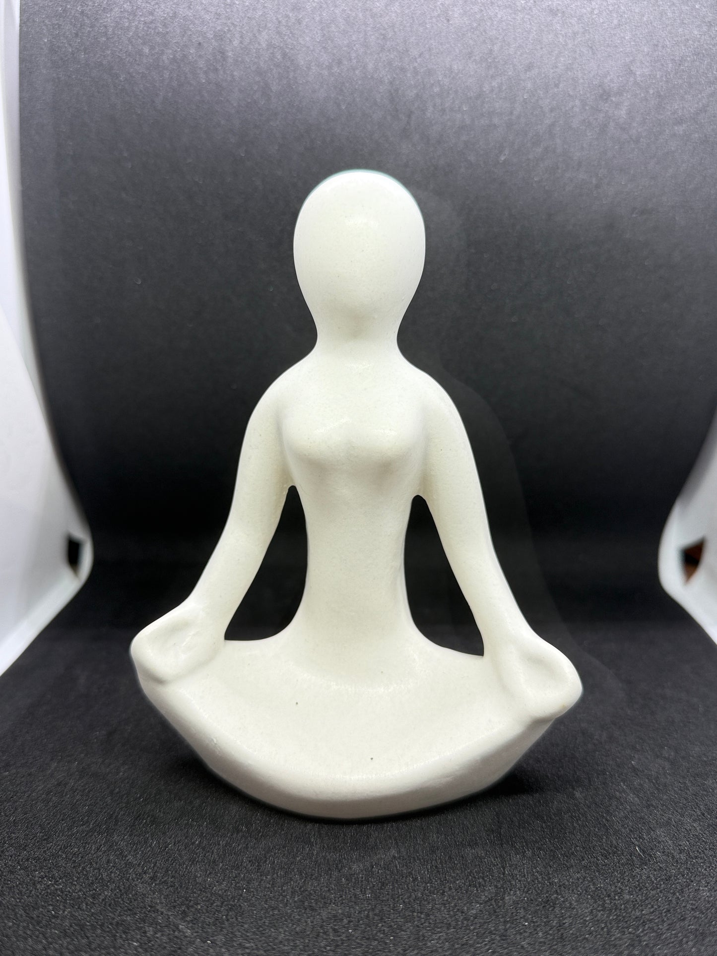 Manifested Decor Yoga Figurine Set – Minimalist Resin Meditation Statues | Modern Zen Decor for Home, Office, Shelf & Gift | Serenity & Mindfulness Sculpture (3-Piece Set)