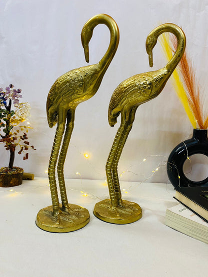 Manifested Decor Metal Ducks | Swan Showpiece - Statue for Home, Table, Office Desk Decoration-Gift for him her Couple Anniversary Birthday Valentine (Set of 2)