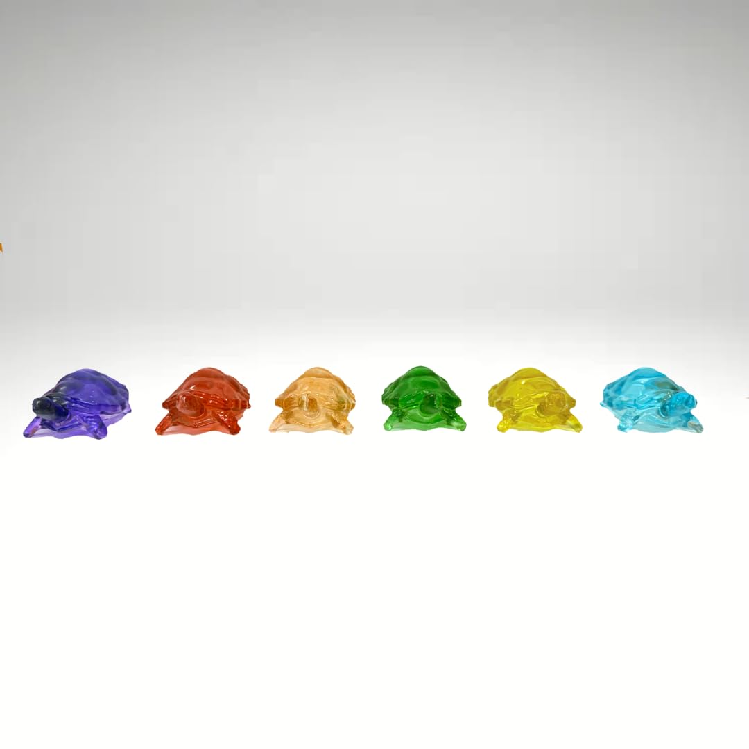 Vibrant Crystal Turtle Figurines Set – view 4