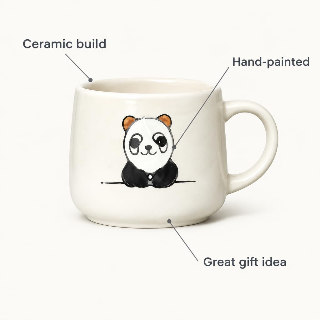 Cute Panda Coffee Mug – view 6