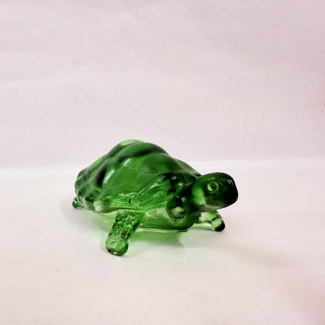 Vibrant Crystal Turtle Figurines Set