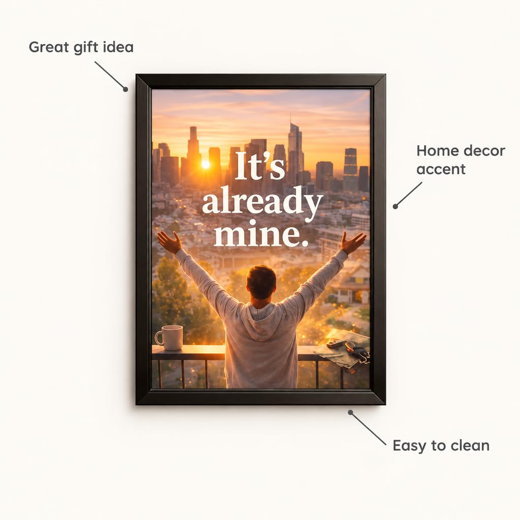 Motivational Wall Art, Framed Poster – view 5