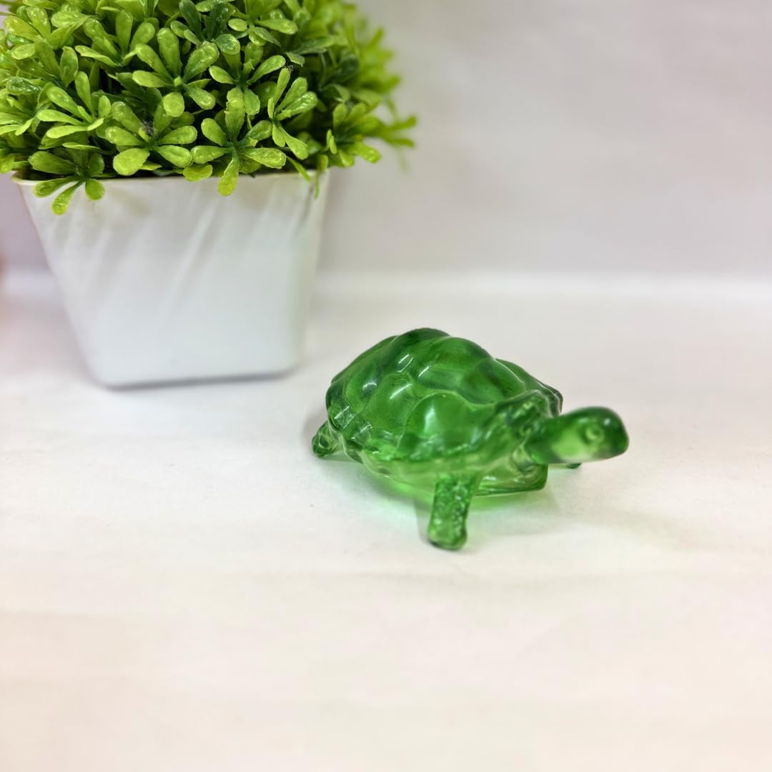 Vibrant Crystal Turtle Figurines Set – view 3