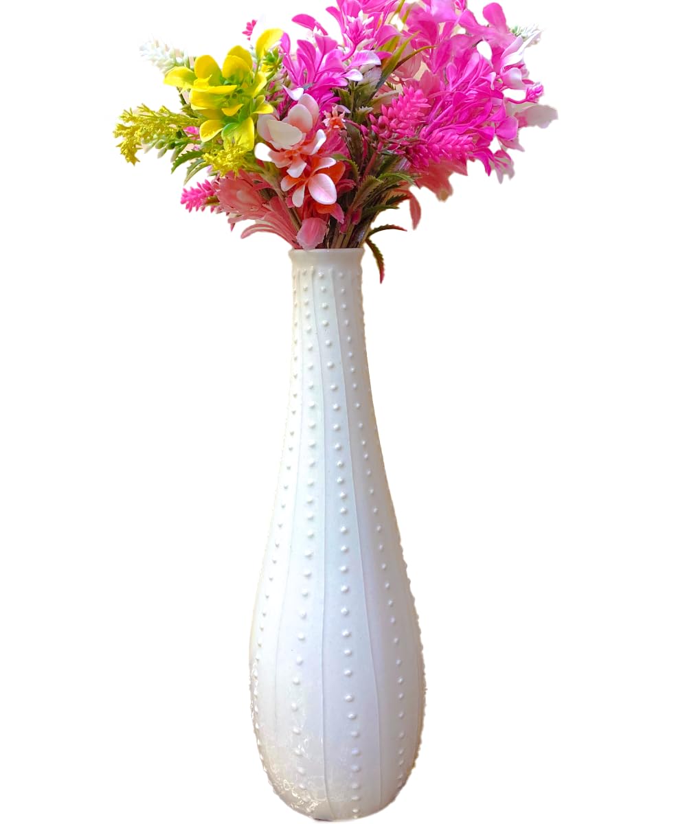 Handcrafted Floral Vase (Long Neck)