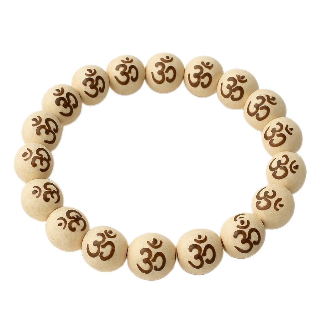 Om Symbol Spiritual Beaded Bracelet