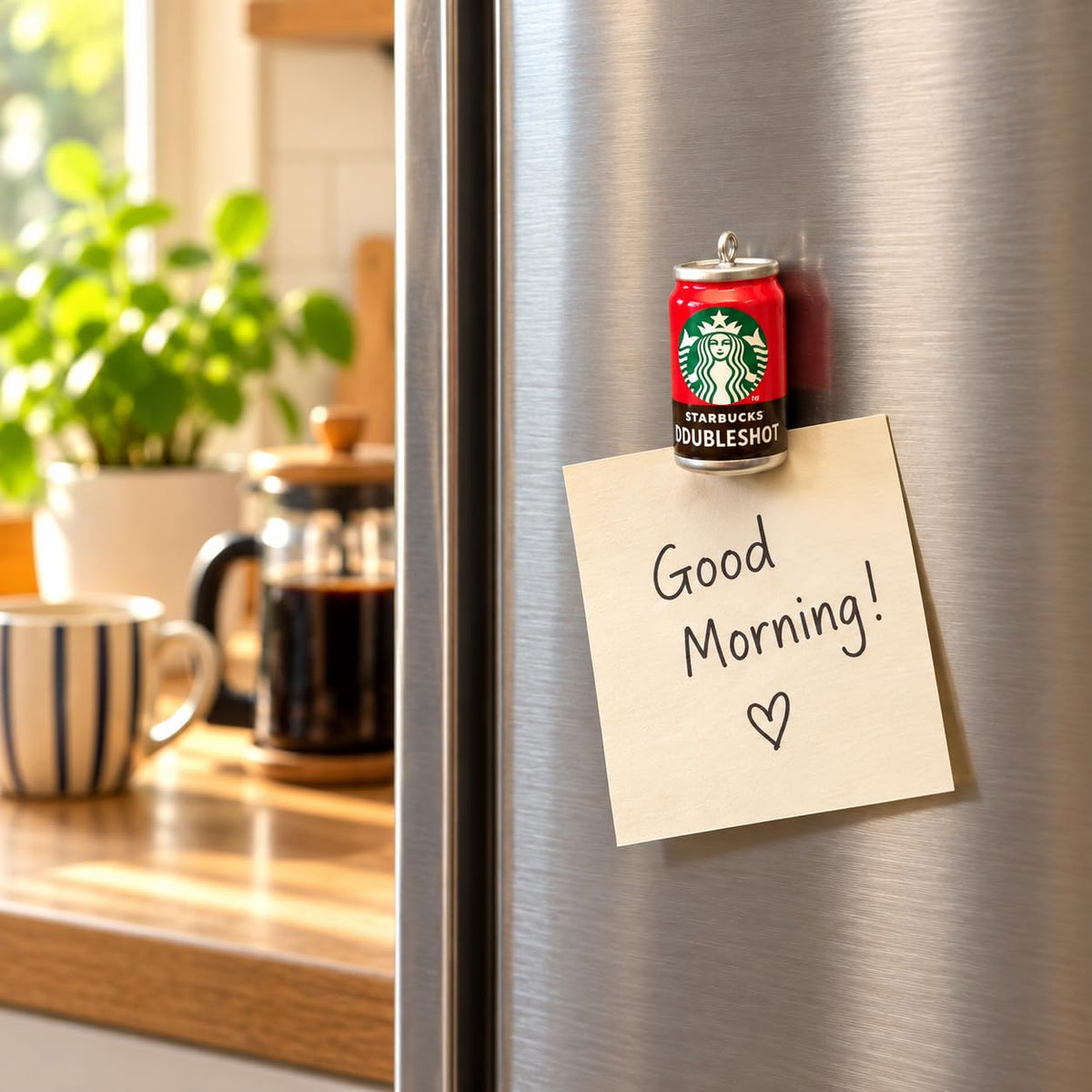 Cute Doubleshot Can Shaped Refrigerator Magnet – view 4