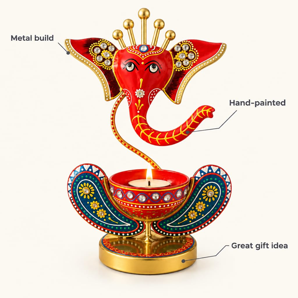 Ganesha Tealight Candle Holder – view 6
