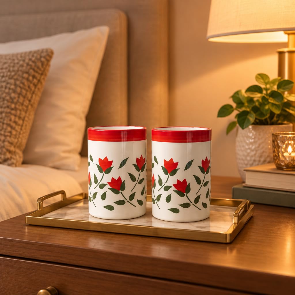 Ceramic Cylindrical Cup Set of 2 – view 6