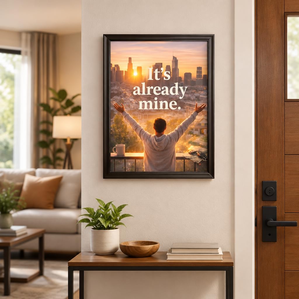 Motivational Wall Art, Framed Poster – view 4