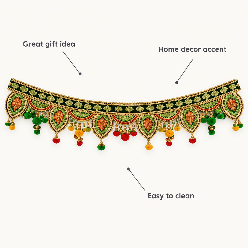 Traditional Diwali Toran Door Hanging – view 6