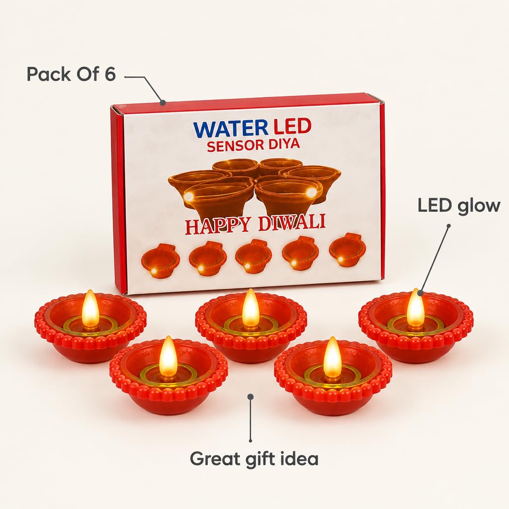 Water LED Sensor Diya for Diwali Decoration – view 6