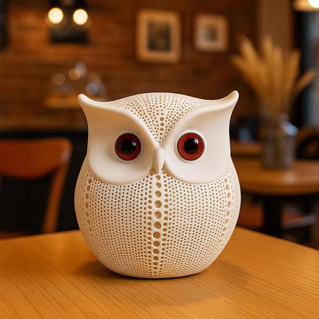 Decorative Ceramic Owl Figurine