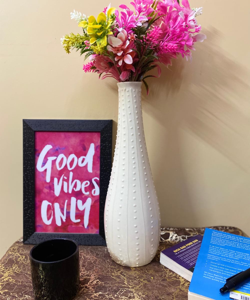 Handcrafted Floral Vase (Long Neck) – view 3