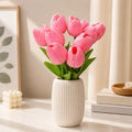 Artificial Pink Tulip Bouquet Set of 10