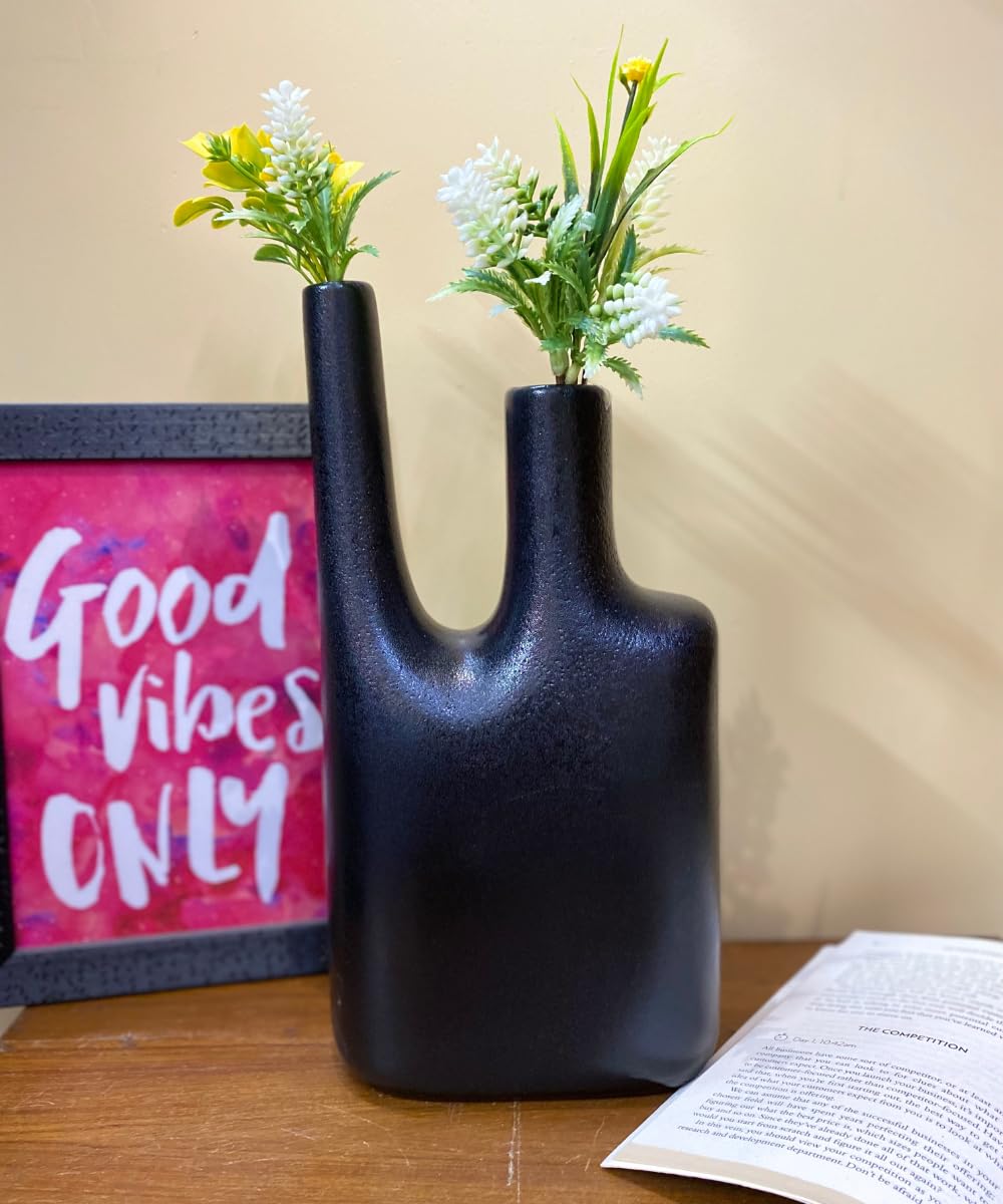 Manifested Decor - Ceramic Jug Vase for Modern Home Decor, Big Size Pots for Homes, Table Center Piece, Olive Plant, Wedding, Living Room, Bookshelf, Bedroom, Office