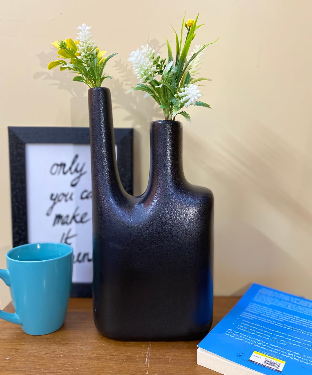 Manifested Decor - Ceramic Jug Vase for Modern Home Decor, Big Size Pots for Homes, Table Center Piece, Olive Plant, Wedding, Living Room, Bookshelf, Bedroom, Office