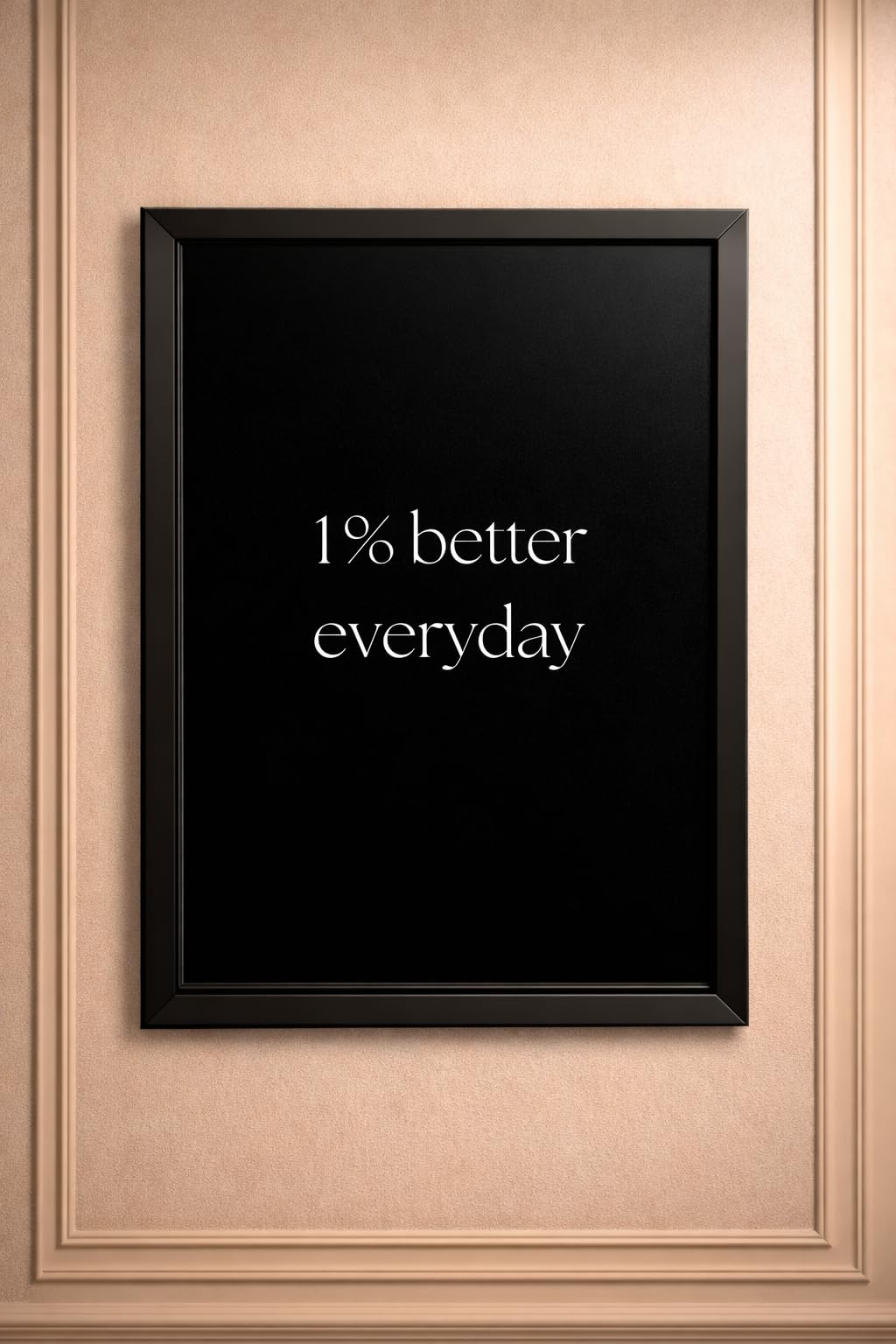 Manifested Decor Motivational Wall Art, Framed Poster, It's Already Mine Quote, City Sunrise Theme, Inspirational Decor