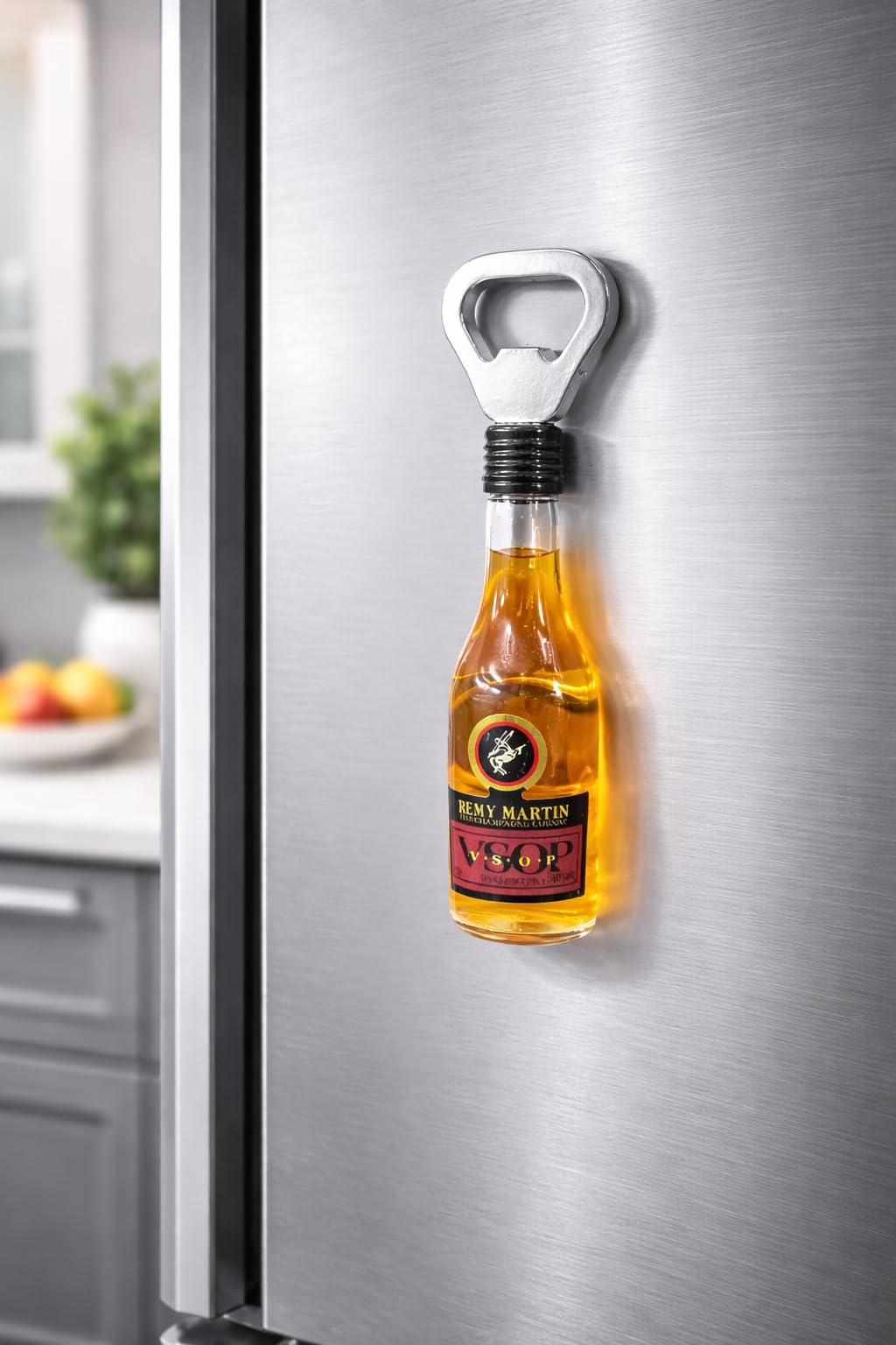 Manifested Decor Bottle Opener Magnet (Black Label)