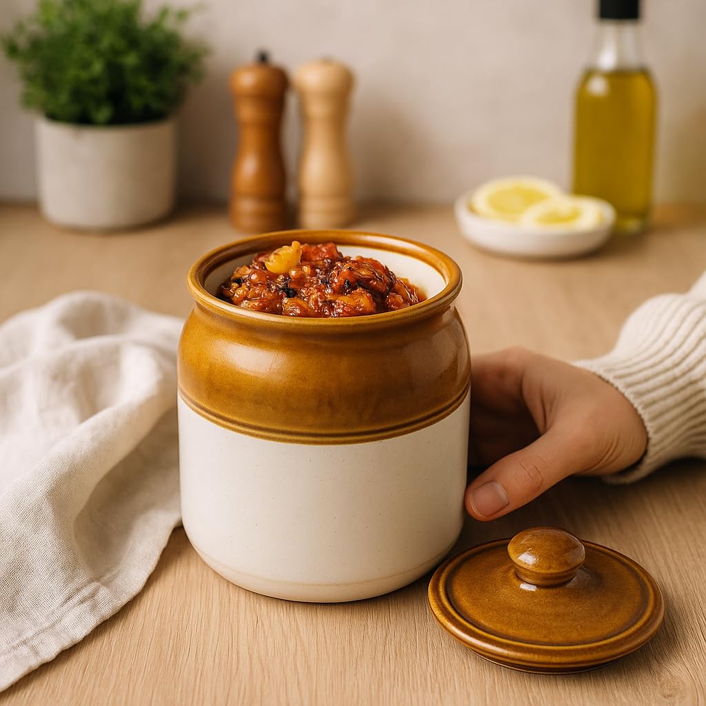 Ceramic Storage Jar with Lid – view 2