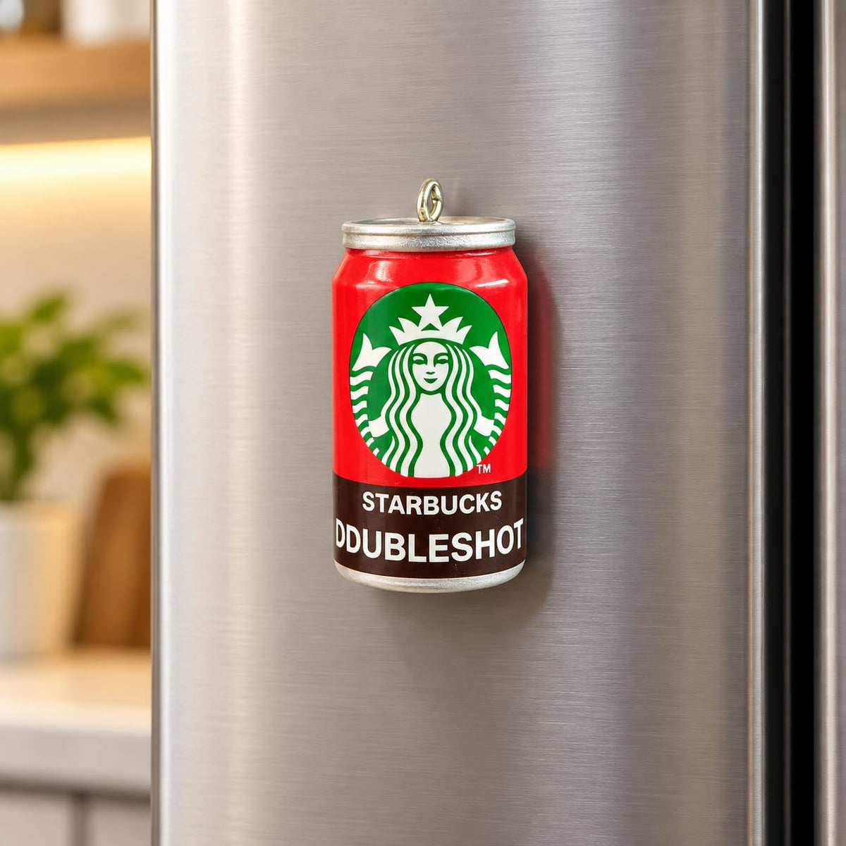Cute Doubleshot Can Shaped Refrigerator Magnet