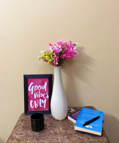 Manifested Decor - Handcrafted Floral Vase (Long Neck)