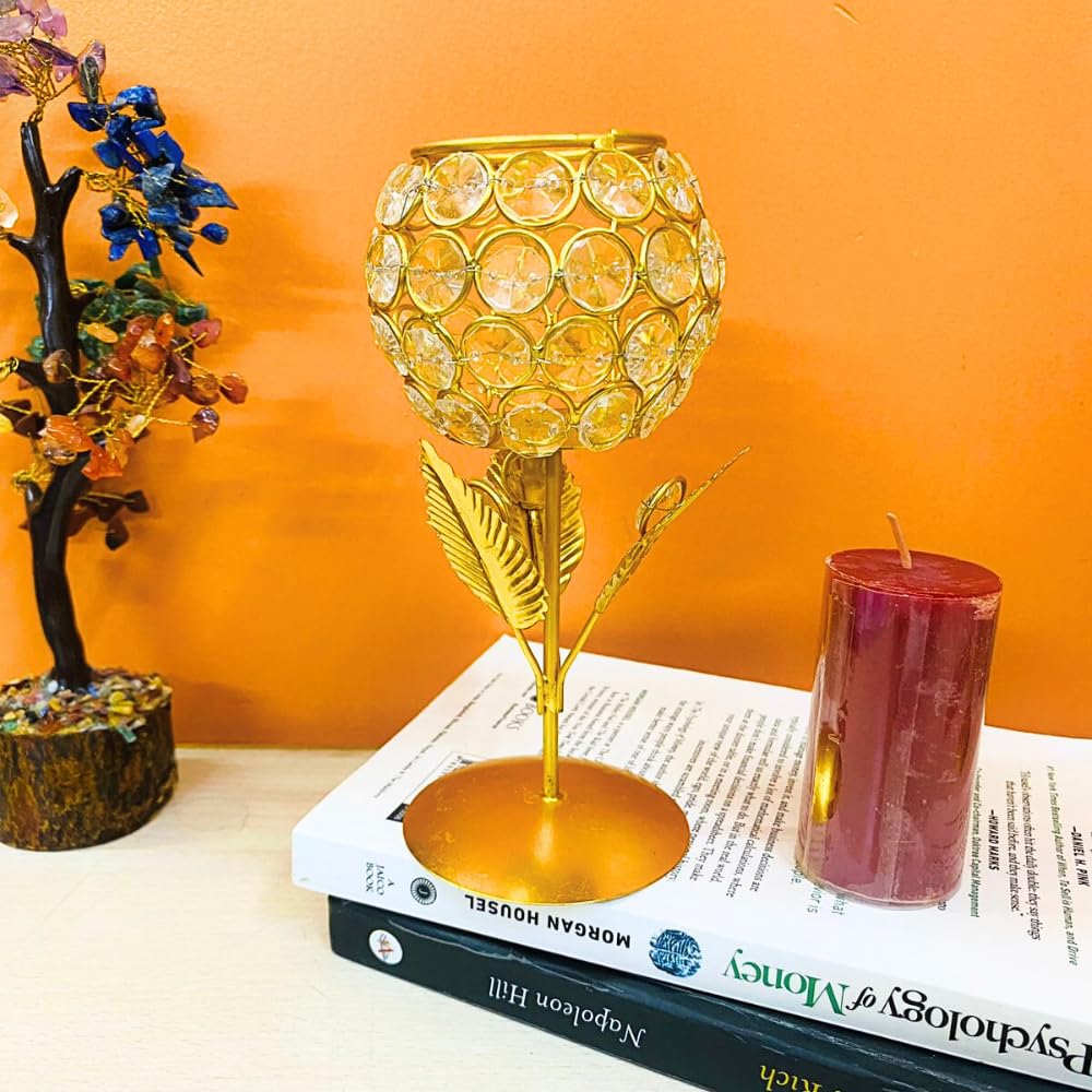 Crystal Candle Holder Tea Light Stand – view 4
