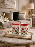 Ceramic Cylindrical Cup Set of 2