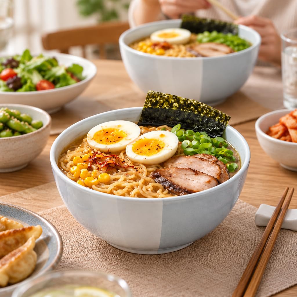 Ceramic Ramen Bowl, Blue – view 5