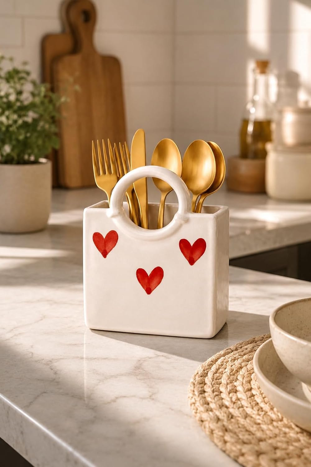 Ceramic Utensil Holder – view 4