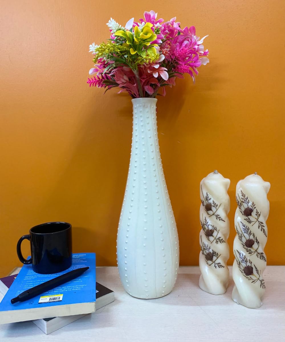 Manifested Decor - Handcrafted Floral Vase (Long Neck)