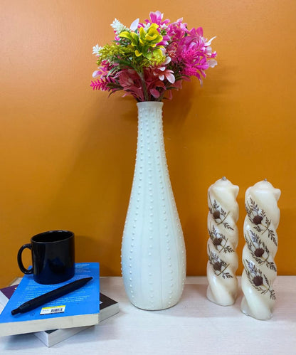 Manifested Decor - Handcrafted Floral Vase (Long Neck)