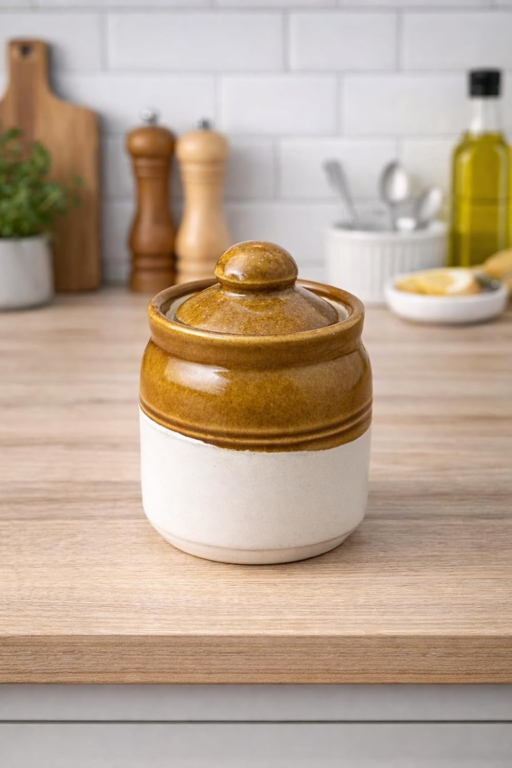 Ceramic Storage Jar with Lid – view 3