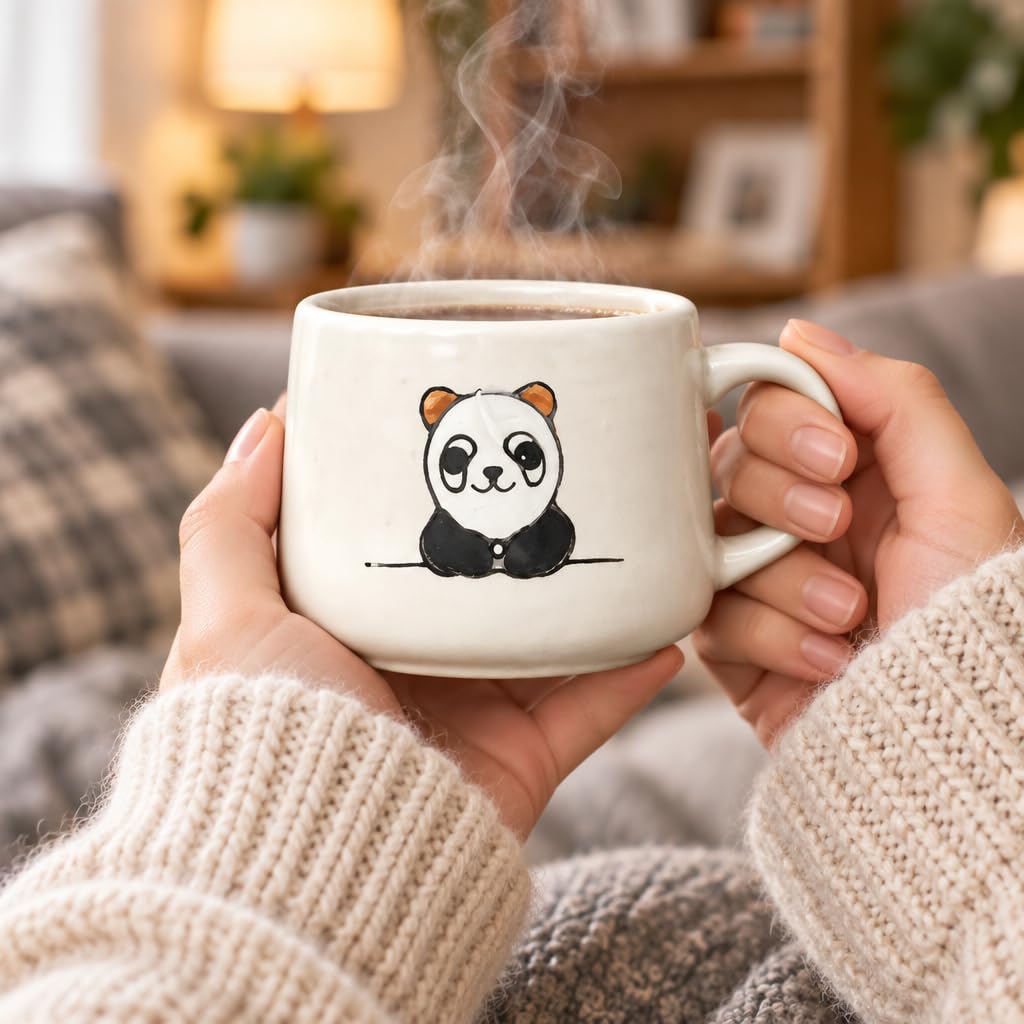 Cute Panda Coffee Mug – view 5