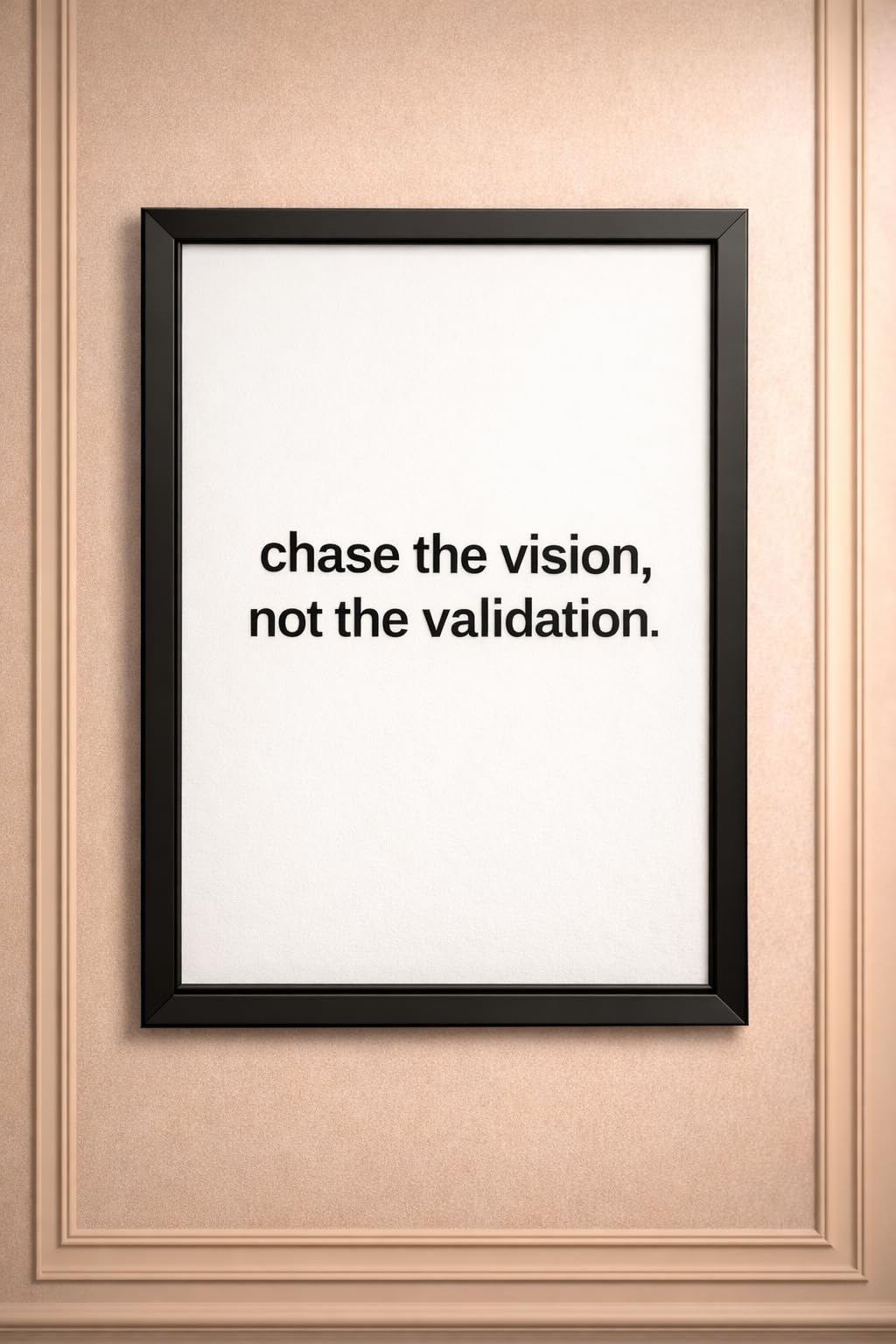 Manifested Decor Motivational Wall Art, Framed Poster, It's Already Mine Quote, City Sunrise Theme, Inspirational Decor