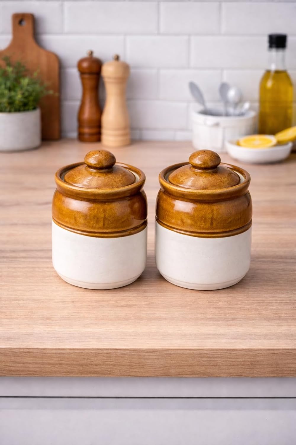 Ceramic Storage Jar with Lid