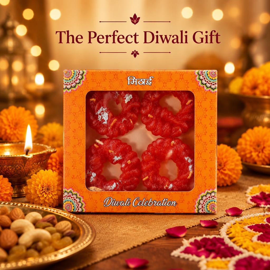 Decorative Imarti Mithai Candles – view 8