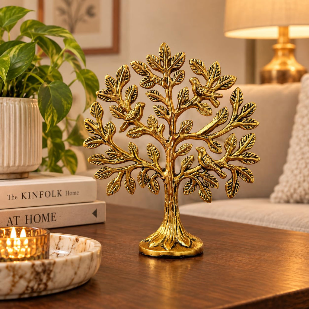 Tree of Life Metal Figurine with Birds – view 3
