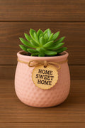 Succulent Planter with Home Sweet Home Tag