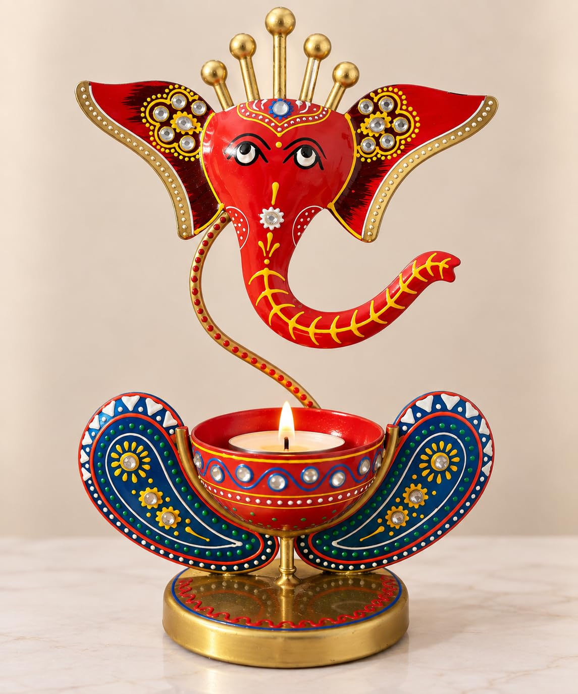 Ganesha Tealight Candle Holder
