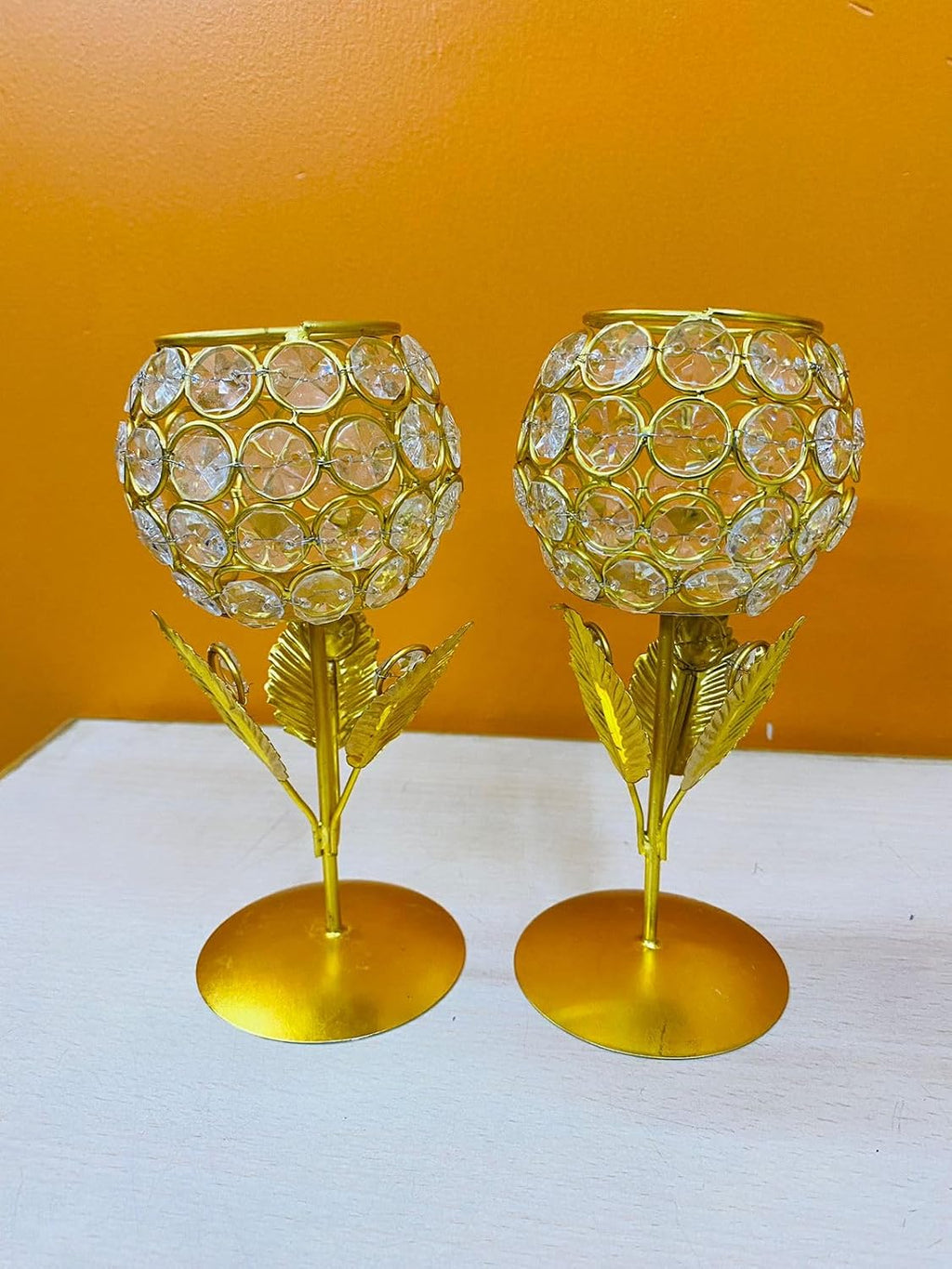 Crystal Candle Holder Tea Light Stand – view 7