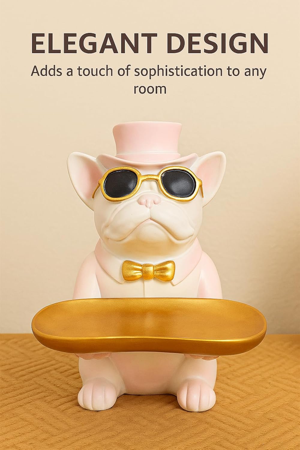 Decorative French Bulldog Figurine – view 3