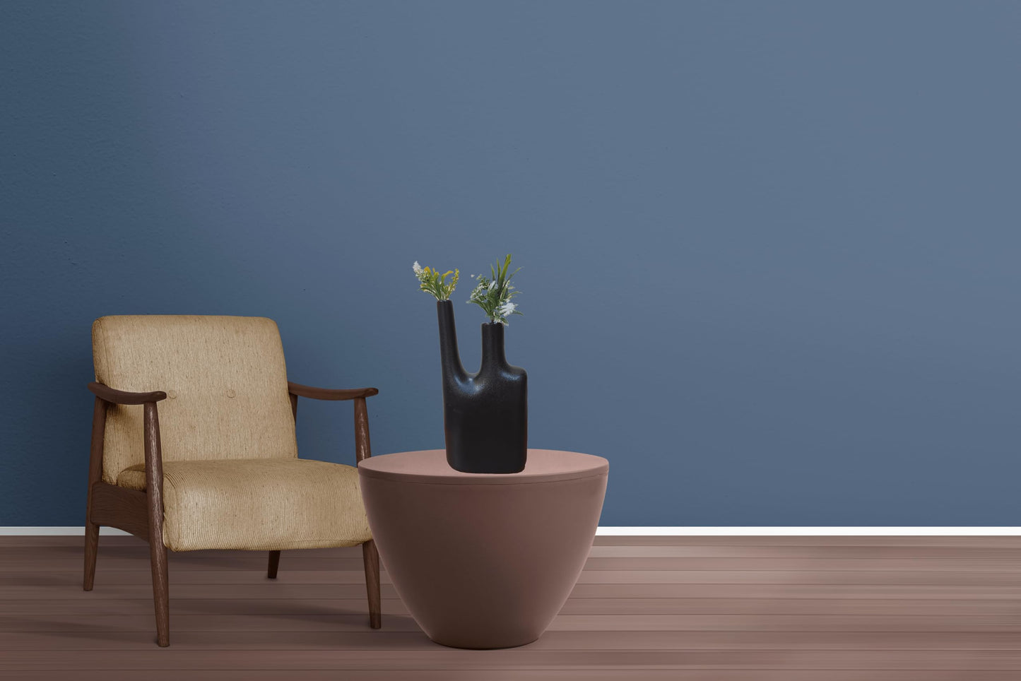 Manifested Decor - Ceramic Jug Vase for Modern Home Decor, Big Size Pots for Homes, Table Center Piece, Olive Plant, Wedding, Living Room, Bookshelf, Bedroom, Office