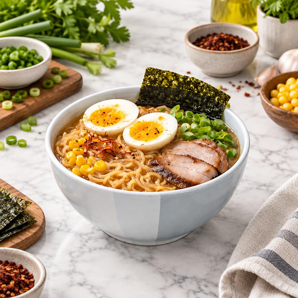 Ceramic Ramen Bowl, Blue – view 3