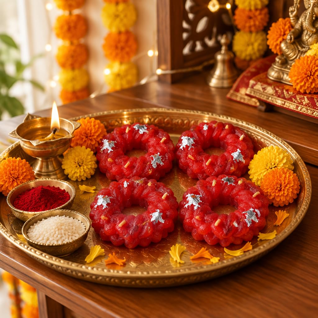 Decorative Imarti Mithai Candles – view 6