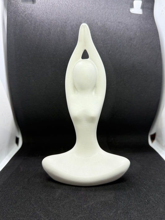 Manifested Decor Yoga Figurine Set – Minimalist Resin Meditation Statues | Modern Zen Decor for Home, Office, Shelf & Gift | Serenity & Mindfulness Sculpture (3-Piece Set)