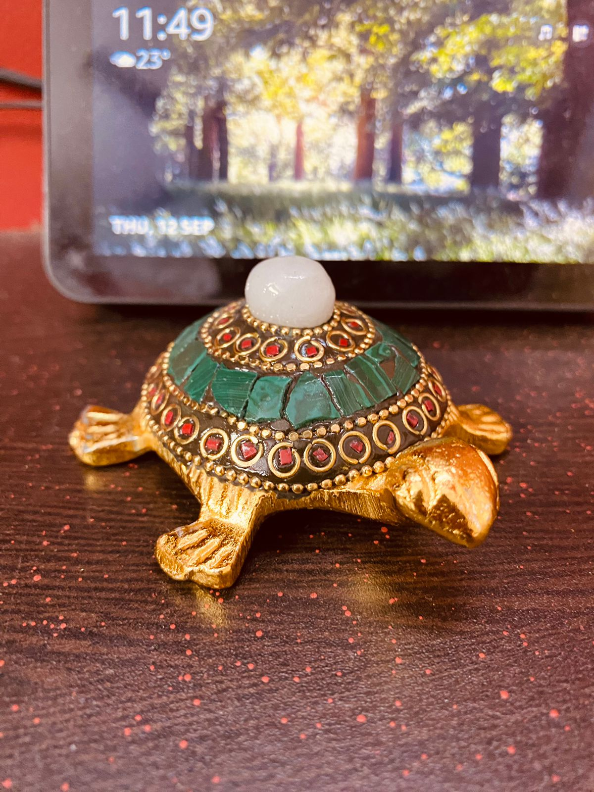 Manifested Decor Turtle, Good Luck for Home, Feng Shui Tortoise, Showpiece for Good Luck, Turtle Vastu Gift for Career and Luck, Home Decoration