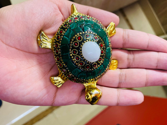 Manifested Decor Turtle, Good Luck for Home, Feng Shui Tortoise, Showpiece for Good Luck, Turtle Vastu Gift for Career and Luck, Home Decoration
