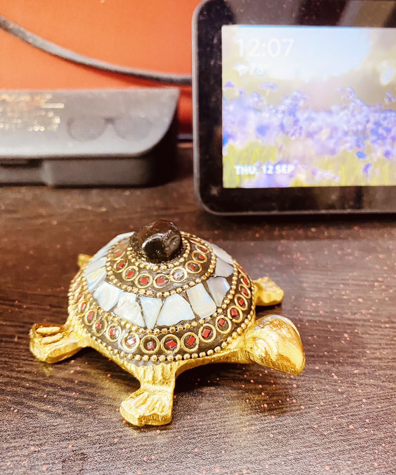 Manifested Decor Turtle, Good Luck for Home, Feng Shui Tortoise, Showpiece for Good Luck, Turtle Vastu Gift for Career and Luck, Home Decoration